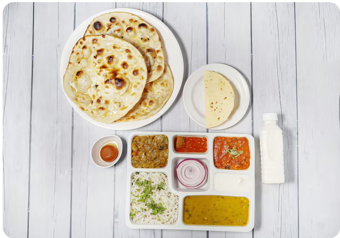 Punjabi Thali served at events